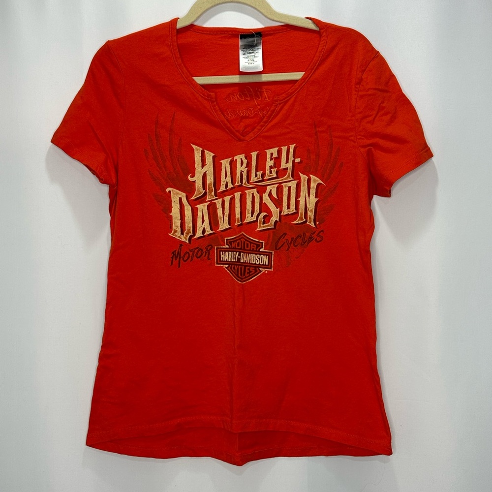 Harley-Davidson Orange Logo T-Shirt
